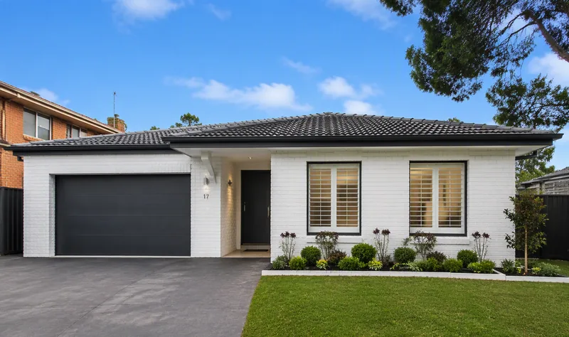 Exterior repaint — brick veneer home — Kings Park